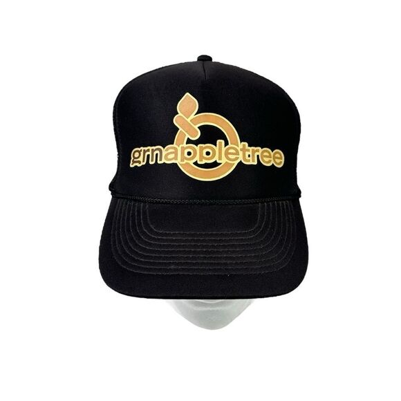 Grn Apple Tree Trucker Hat VTG Y2K GAT SnapBack - Picture 1 of 5